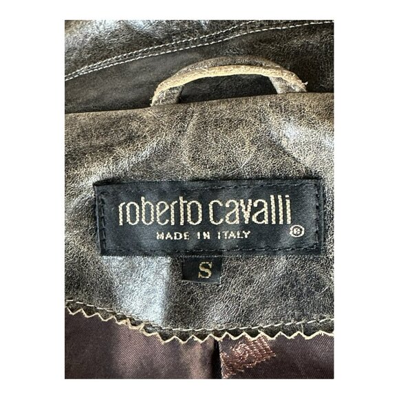 Roberto Cavalli Leather Jacket Flawless - Picture 4 of 12